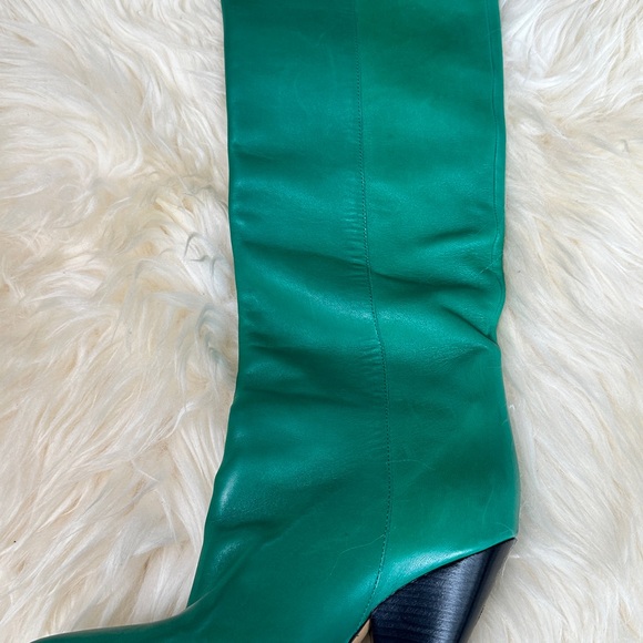 Isabel Marant green leather boots - Picture 4 of 5